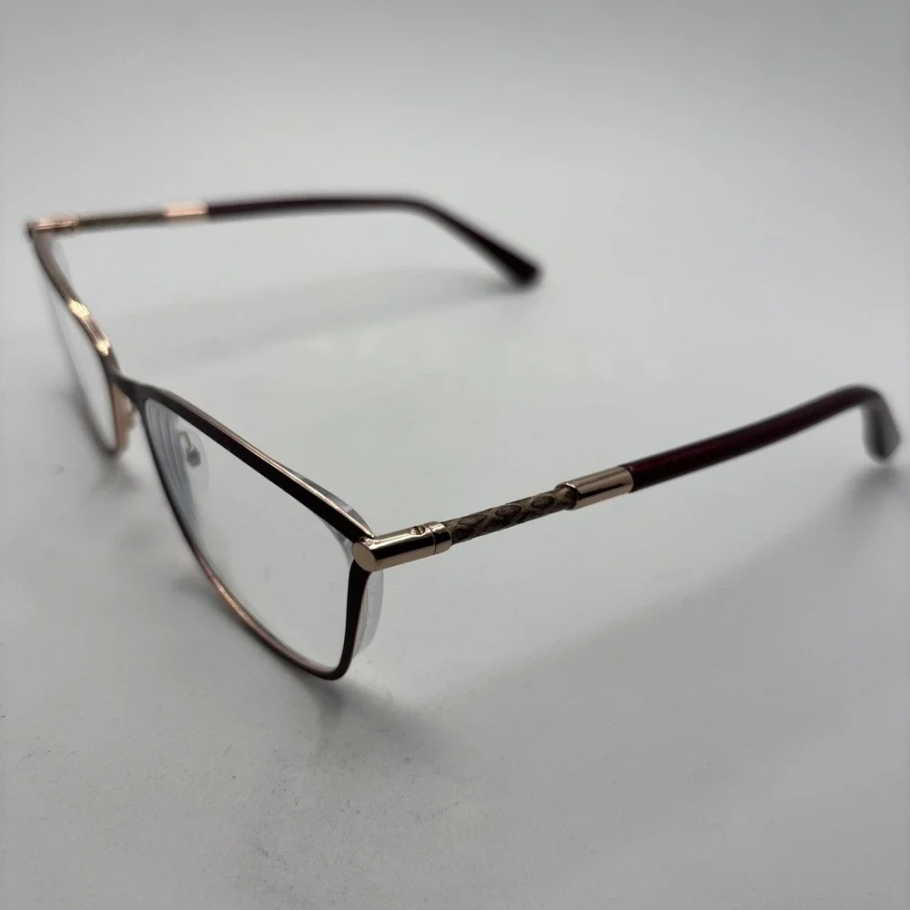 Jimmy Choo 134 J6Y Women's Red Butterfly Eyeglasses Frames 53-17 135 Italy #821